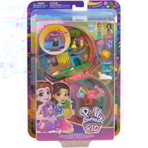 Coffret aventure du chien à rio polly pocket - mattel - hwn98 - mini univers poupée, animaux