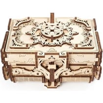 Boîte Antique UGEARS - Puzzle 3D Mécanique en Bois - 100-200 Pièces - Pour Bébé de 14 ans et Plus