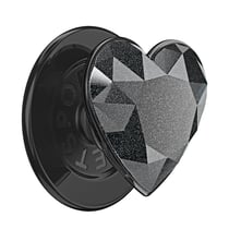 PopSockets Support Smartphone PopGrip Premium MagSafe Stand et Selfie Effet Cristal Noir