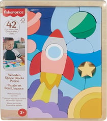 Puzzle en bois 42 pièces - L'Espace - Fisher-Price