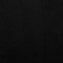 Tissu Velours côtes uni Noir