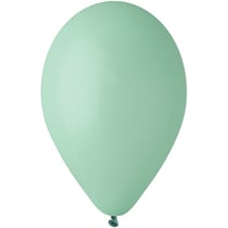 10 Ballons Vert eau Mat Ø30cm