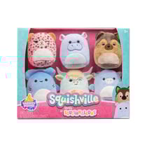 Squishville - Pack 6 peluches Mini Squishmallows Honour Squad 5 cm