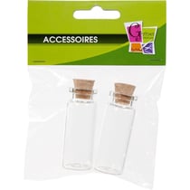 SACHET 2 FLACONS DE VERRE 21x55