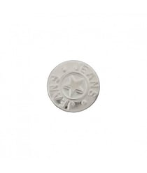 Bouton jeans métal pied étoile 18mm - Prym Argent