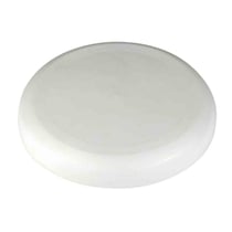 Frisbee en plastique blanc 18 cm