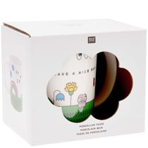 Tasse en porcelaine - cartoon - Eye Candy - 9,5 cm