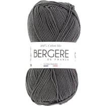 Pelote de laine - Mistigris - 100% coton bio - 3mm - Tricot et crochet - Bergère de France