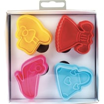 Graine Créative - Emporte-pièces poussoir Pâte à modeler Mode 4 pièces