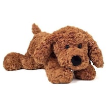 Peluche chien souple marron 30cm - Hermann Teddy Original