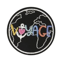Ecusson thermocollant voyage 5cm