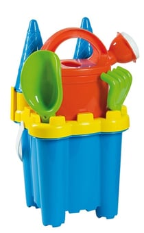 Set de plage chateau fort garni - androni - jeu de sable