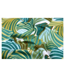 Tissu coton enduit moderne de 155 cm de largeur genjivert vendu par 50 cm
