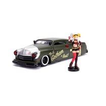 DC Bombshells - Réplique métal Hollywood Rides 1/24 Mercury 1951 avec figurine Harley Quinn