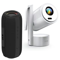 Vidéoprojecteur Android 13 Full HD Rechargeable + Enceinte Bluetooth 60W Étanche RVB