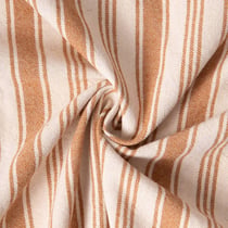 Tissu Coton d'ameublement Eugene Rayures Cassonade
