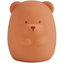 Veilleuse en silicone ours caramel (12 cm) Nattou