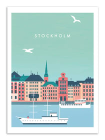 Affiche - Stockholm - Katinka Reinke