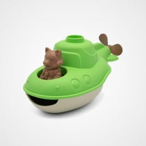 Jouet de bain made in France en matière recyclée Sous-marin de Mr Renard