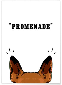 Affiche Promenade | A3 : 29,7x42cm