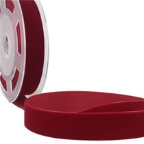 Bobine 10m Velours haute densité rouge bourgogne