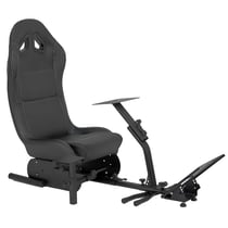 Fauteuil de jeux URBAN FACTORY GAMEE - Acier et simili-cuir PU - 8018243 - Noir - 15,5 kg