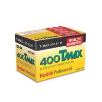 Kodak TMY 135-24 T-MAX 400 Pro Film WW - Pellicule Photo Noir et Blanc 35mm, ISO 400, 24 Poses, Grain Ultra Fin T-GRAIN®, Haute Résolution, Netteté Exceptionnelle - Boîte Unitaire