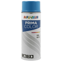 Spray de peinture acrylique - Bleu ciel - RAL 5015 - Brillant - Tous supports - Prima Color - 400ml