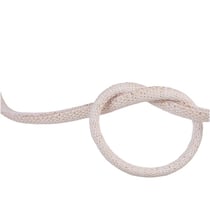 Bobine 25m cordon tresse métallisé rose/or 6mm