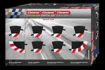 6 Bordures Intérieures Courbe Radius 1 30° - Carrera 20590