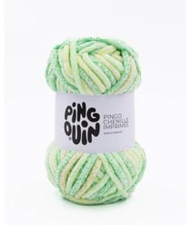 Fil velours 100GR à tricoter PINGO CHENILLE IMPRIMEE - Pingouin - certifié Oeko-Tex Vegetal Vert