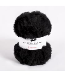 Pelote de fourrure Louve - Cheval Blanc 012 Noir