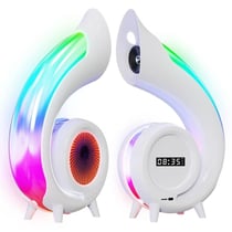Enceinte Bluetooth RGB Multifonction Avec Lampe Réveil Et Miroir YONIS