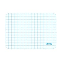 Ardoise - Blanche - 2 faces - 25x17,5cm - Effaçable - Sans cadre - Scolaire - Wonday
