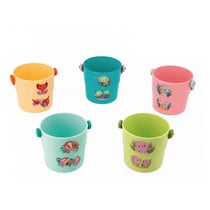 Seaux de Bain Colorés - Animaux Marins pour Enfants