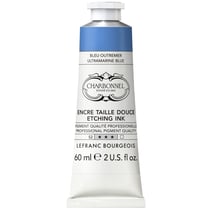 Encre taille douce - Pour la gravure - Bleu outremer - 43 - Charbonnel - Tube 60ml