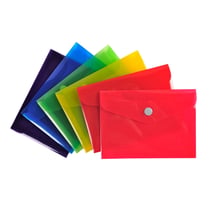 Pochette pression Iderama en polypropylène - Couleurs assorties - x 30 - Exacompta