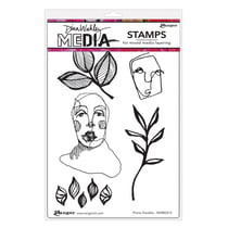 Tampons en caoutchouc - Phone Doodles cling stamps - Ranger