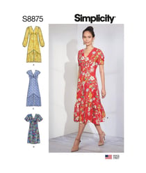 Patron Simplicity 8875 - Robes taille n°FR 34-42