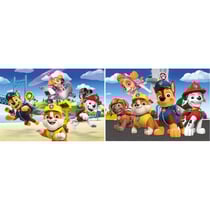 Puzzles pat patrouille : chase, ruben, marcus et compagnie 2 x 60 pièces - supercolor - clementoni - 21623