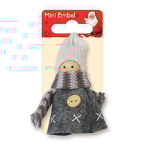 Figurines décoration de Noël - Gris