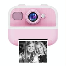 Appareil Photo Enfant 2.4 Pouces 1080P HD Double Caméra Impression Thermique Rose YONIS