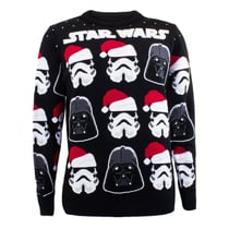 Star Wars - Sweatshirt Christmas Jumper Darth Vader / Stormtrooper (Taille XL)