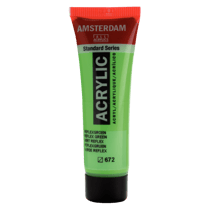 Peinture acrylique en tube - Vert reflex - 672 - Amsterdam - 20ml