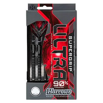 Fléchettes Supergrip Ultra 90 steel 30g R - Harrows - Rouge