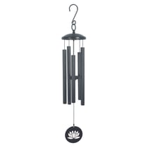 Carillon à vent Noir Lotus 77 cm - Omsaé