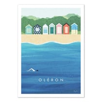 Affiche 50x70 cm - Ile d'Oléron - Henry Rivers