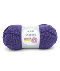 Pelote de laine à tricoter SHETLAND - 100GR - GRUNDL 17 Violet