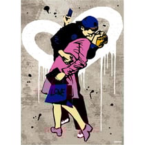 Puzzle le baiser 1000 pièces - collection peinture tv boy - educa 20180