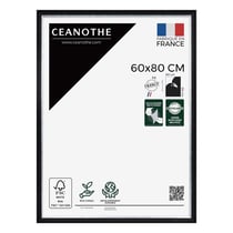 Cadre photo Pandore noir argent 60x80 cm